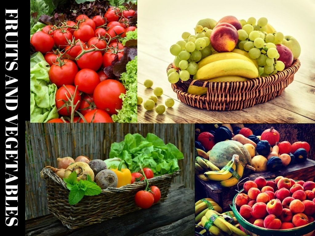 fruits and vegetables